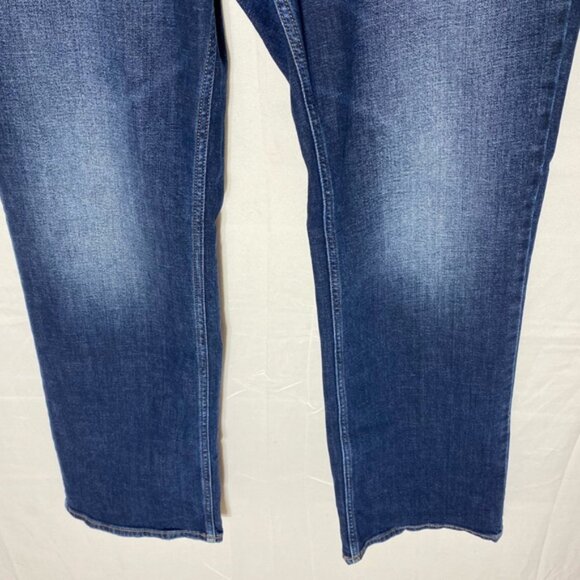 Silver Jeans Zac Dark Wash Straight Leg Blue Jeans 38 - Picture 10 of 15